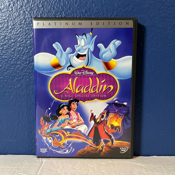 Disney Aladdin (2-Disc Platinum/Special Edition DVD with Slip Cover) - Picture 4 of 9